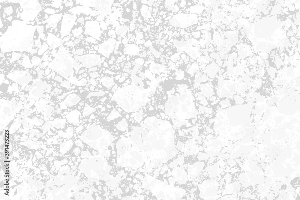 Fototapeta premium Light marble cracks simple texture. Vector illustration.