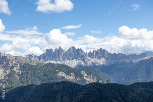 Landscape panorama of Seiser Alm in South Tyrol, Italy