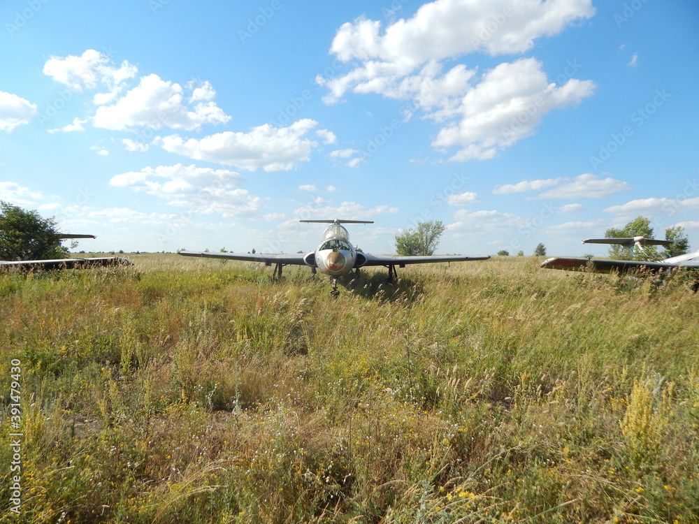 Obraz premium abbadoned jet 