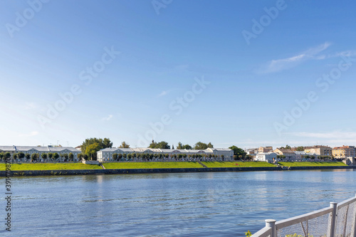 Tver. Tver region. Walk along the Volga. Historical buildings on the embankment of Stepan Razin. 18th-19th century photo