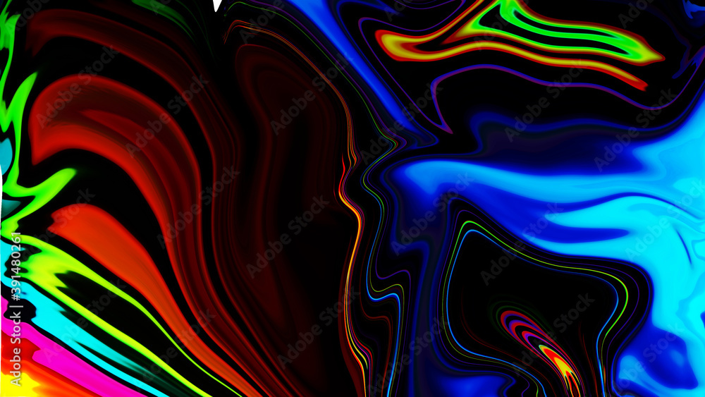 Digital fluid liquid wave background. Liquid abstract marble colorful wave texture background for banner,flyer,cover and poster psychedelic art.