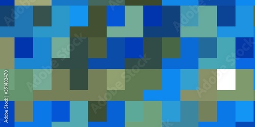 Fototapeta Naklejka Na Ścianę i Meble -  Light BLUE vector background in polygonal style.