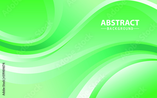 Abstract design on green background