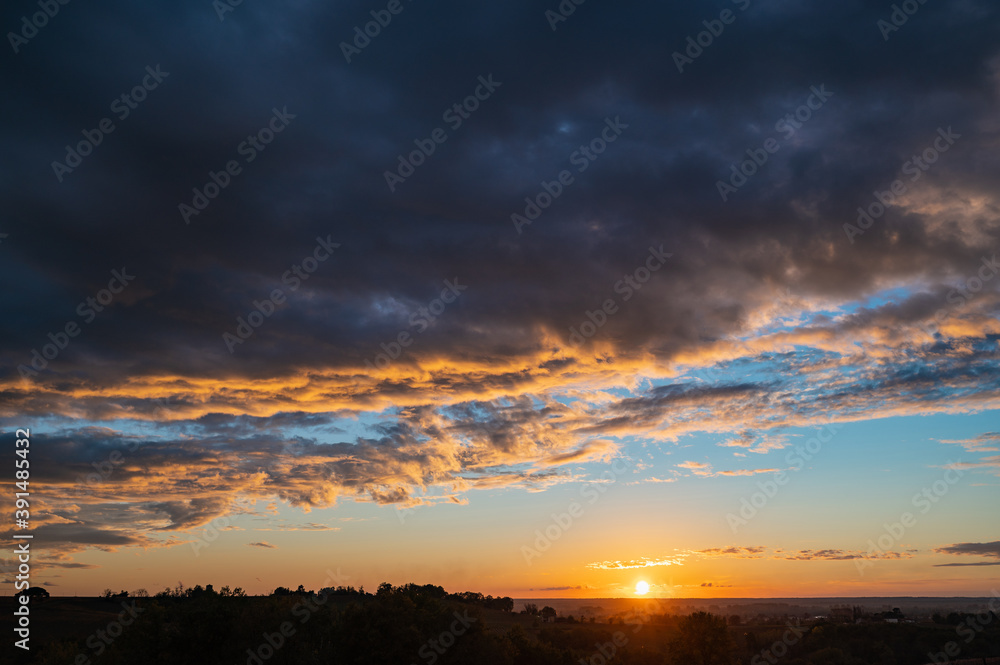 Sky sunset, beautiful sunset, High quality, France Sky sunset, beautiful sunset, High quality, France