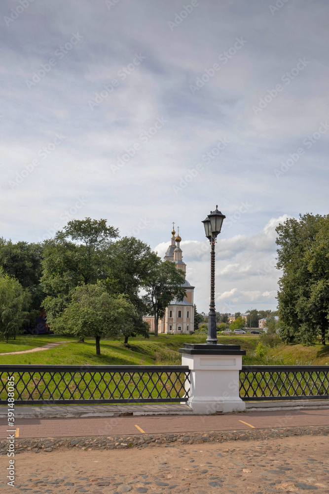 Obraz premium Uglich. Yaroslavl region. Church of the Kazan icon of the mother of God. Golden ring of Russia.