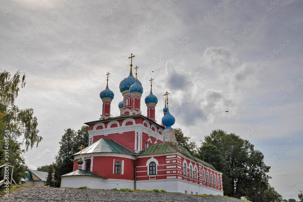 Uglich. Yaroslavl region. Uglich Kremlin; Church of Demetrius on blood; 17th century; beautiful Church; top 23 most beautiful churches in the world; Uglich. Yaroslavl region. Uglich Kremlin; Church of Demetrius on blood; 17th century; beautiful Church; top 23 most beautiful churches in the world;