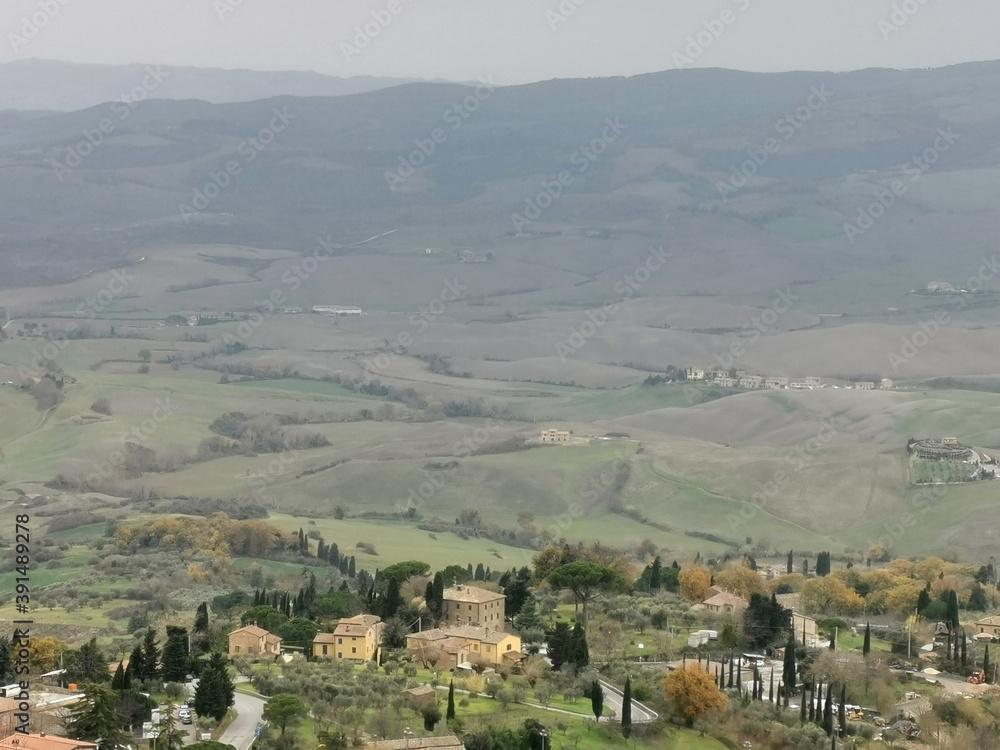 Voltera - landscape Toscan - Italy