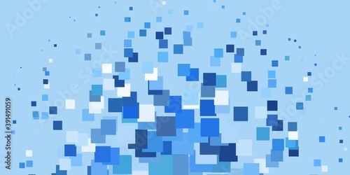 Light BLUE vector backdrop with rectangles.
