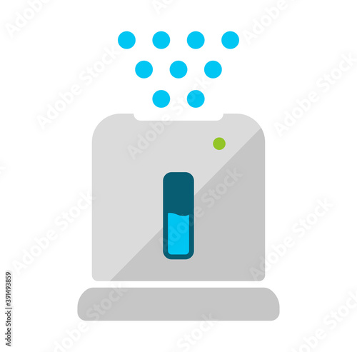 Humidifier / Home appliance , furniture vector icon illustration