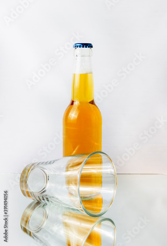 Elegant glass isolated on a white background