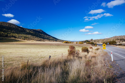 Bild auf Leinwand Snowy Mountains Landscape in Australia