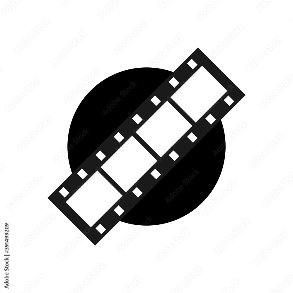 Illustration Vector Graphic of Film Reel. Perfect to use for Cinema logo