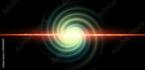 Milky Way illustration, universe, spiral galaxy
