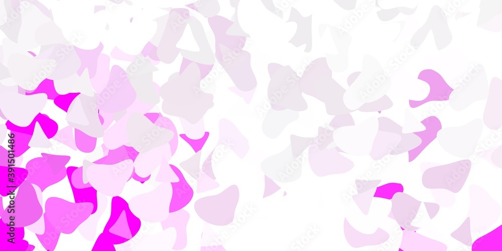 Light purple vector backdrop with chaotic shapes. Light purple vector backdrop with chaotic shapes.