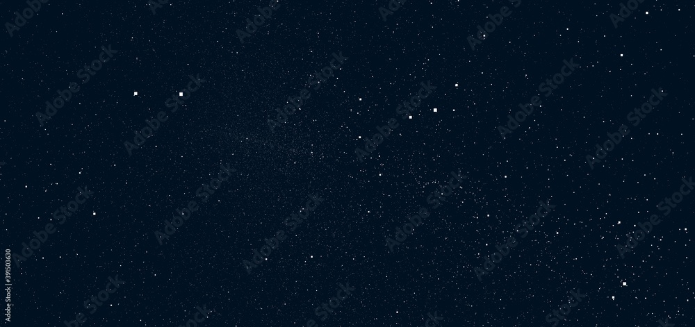 Stars around, interstellar, universe illustration