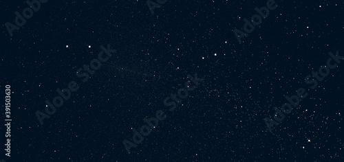 Stars around  interstellar  universe illustration