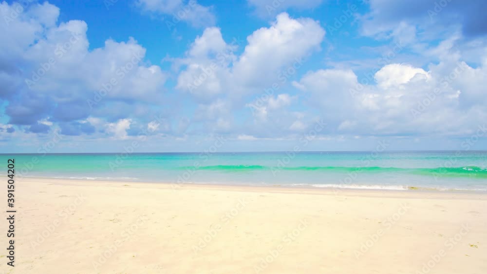 Nature video Phuket beach sea. Scene of landscape views beach sea sand in summer day, beach sea space area. At Karon beach, Phuket, Thailand. On November 10th, 2020. 4K. UHD Video clip. Nature video Phuket beach sea. Scene of landscape views beach sea sand in summer day, beach sea space area. At Karon beach, Phuket, Thailand. On November 10th, 2020. 4K. UHD Video clip.