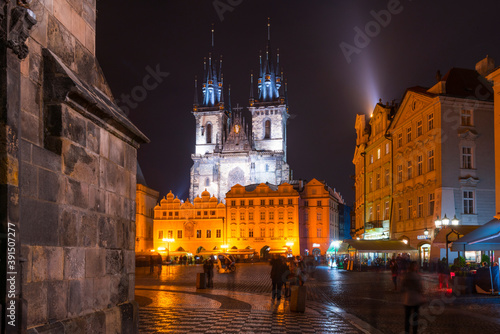 Medieval Astronomical Clock, Tower, Old Town Hall, Old Town Square, Prague, Czech Republic, Europe