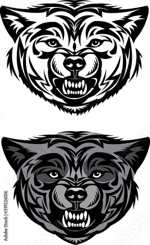 Tattoo Wolf head