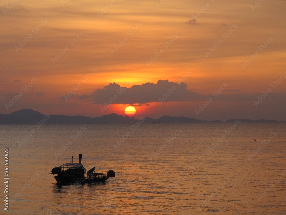 coucher de soleil THAILANDE