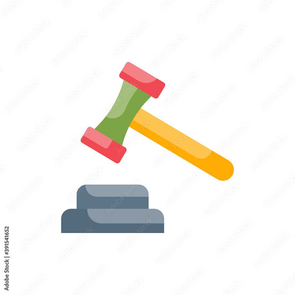 Law Vector Style illustration. Business and Finance Flat Icon. Law Vector Style illustration. Business and Finance Flat Icon.