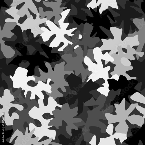 Military camouflage texture geometric seamless pattern digital background