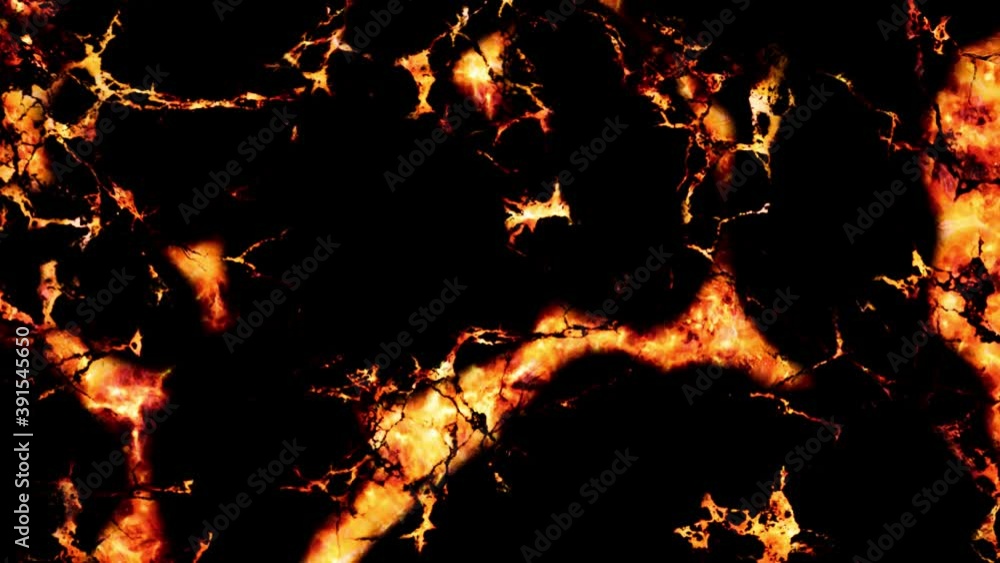3d animation of burning magma. Beautiful lava flow at night. Bright volcanic liquid floats over the rocks. 3d animation of burning magma. Beautiful lava flow at night. Bright volcanic liquid floats over the rocks.