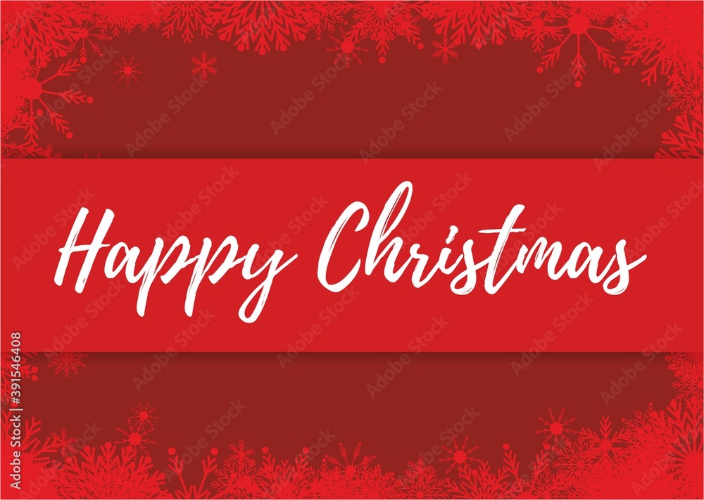 Happy Christmas background and greeting card