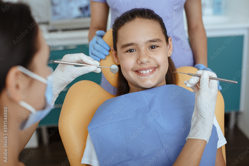 Treat caries, put filling and remove babys teeth Treat caries, put filling and remove babys teeth