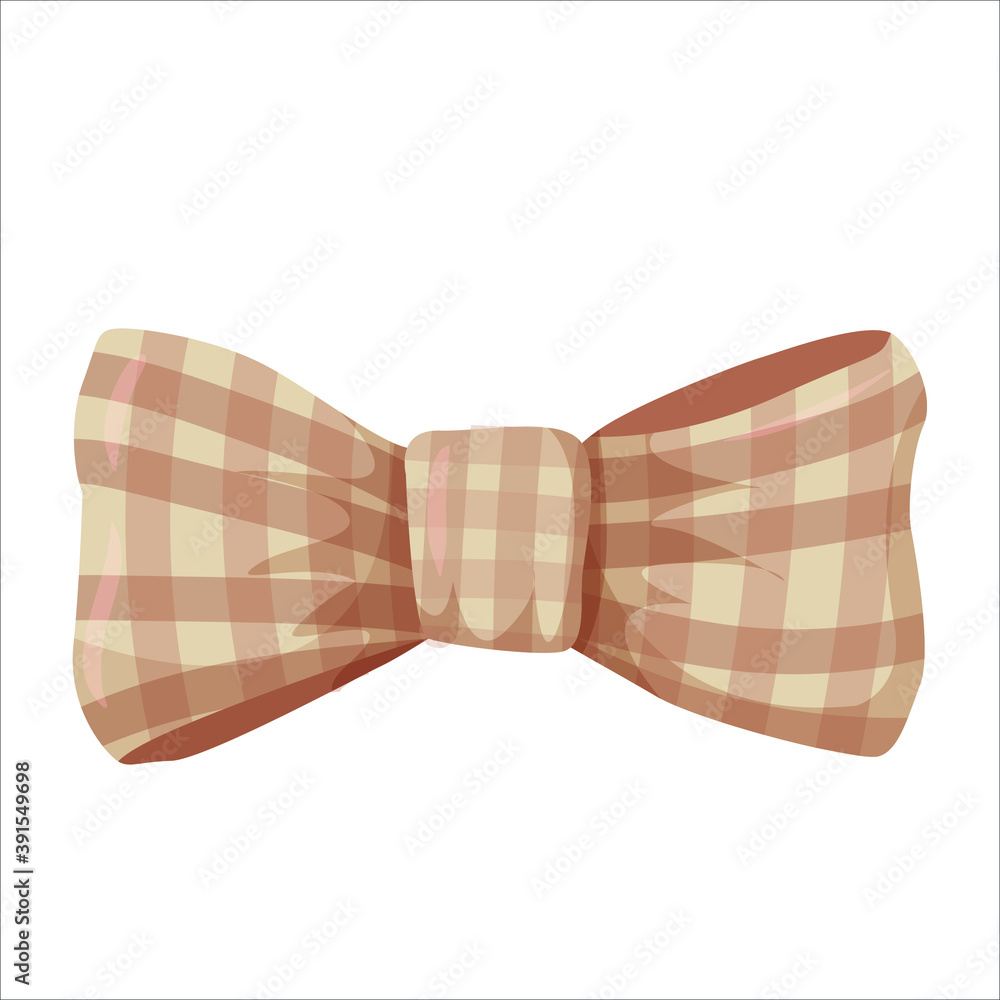 beautiful brown bow drawn in cartoon style. fashion elements and Holiday dressing items, beauty, gift and birthday decorative ribbons. Vector illustration isolated on white background. beautiful brown bow drawn in cartoon style. fashion elements and Holiday dressing items, beauty, gift and birthday decorative ribbons. Vector illustration isolated on white background.