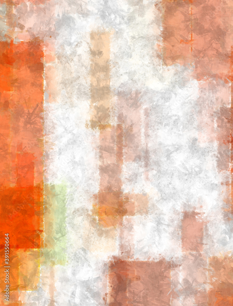 Naklejka premium Modern art. Colorful contemporary artwork. Color strokes of paint. Brushstrokes on abstract background. Brush painting.