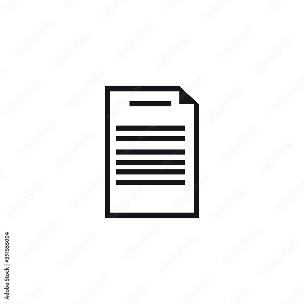 Icon vector graphic of letter, paper, good for template web etc Icon vector graphic of letter, paper, good for template web etc
