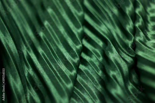 Canvas Print texture, background, pattern, silk fabric of green color