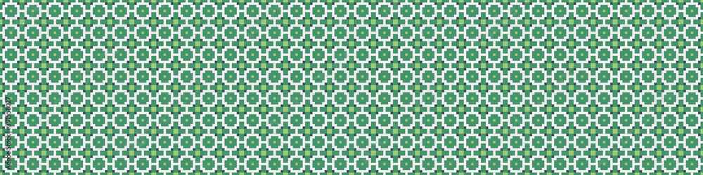 Fototapeta premium Abstract Cross Pattern Dots Logo generative computational art illustration