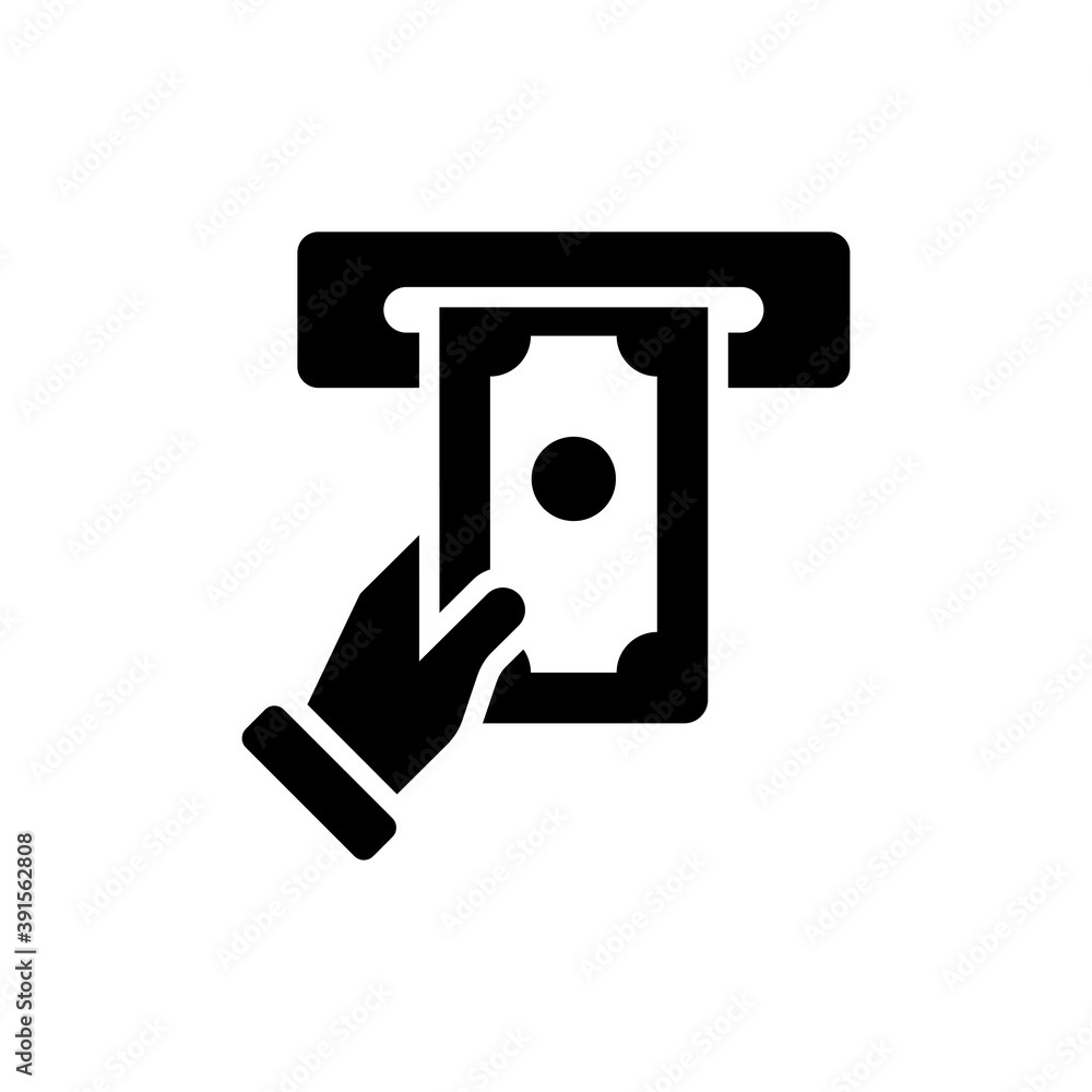 Withdraw Vector Style Solid Icon. Business and Finance EPS 10 File Withdraw Vector Style Solid Icon. Business and Finance EPS 10 File