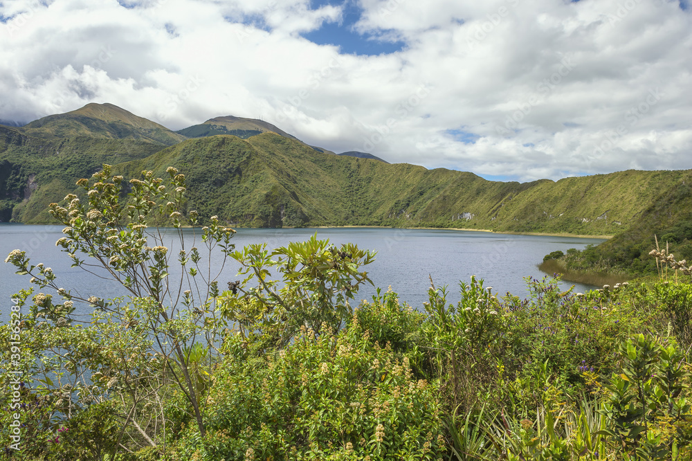 Cuicocha crater lake, Imbabura Province, Ecuador