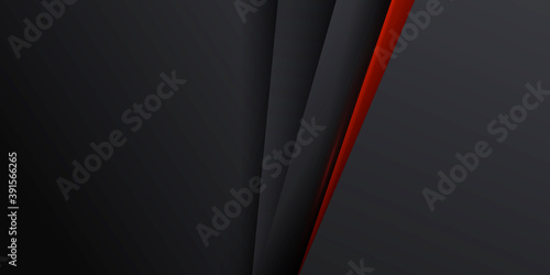 
Abstract grey metallic overlap red light hexagon mesh design modern luxury futuristic technology background vector illustration. 