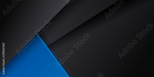 Abstract blue and black background