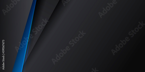 Abstract blue and black background