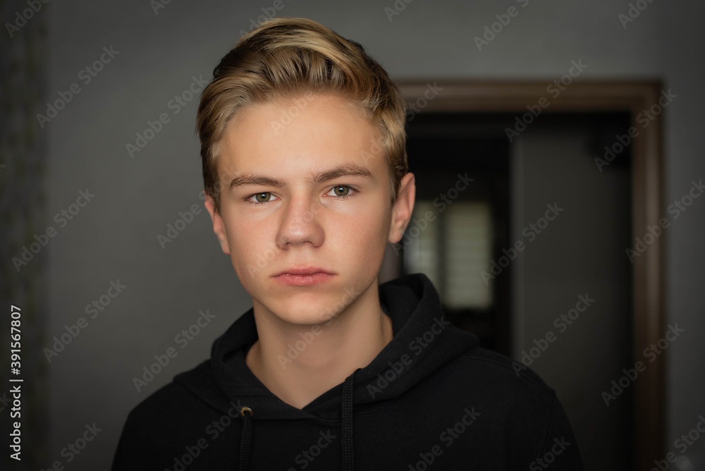 Head shot of healthy teenage boy, Portrait happy boy looking at camera with smiling face, boy relaxing stay at home during covid lock down.Positive children concept,Social distancing Head shot of healthy teenage boy, Portrait happy boy looking at camera with smiling face, boy relaxing stay at home during covid lock down.Positive children concept,Social distancing