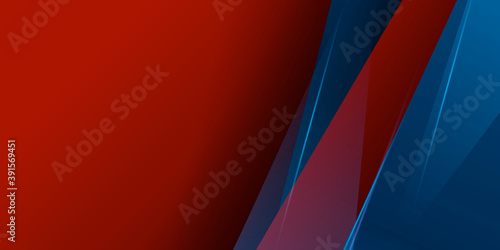 Independence day abstract background with elements of the american flag in red and blue colors 