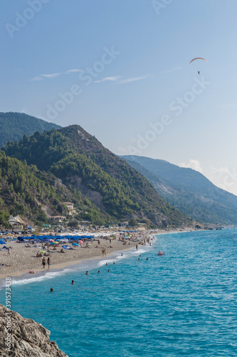 The Kathisma Beach, Lefkada, Greece.