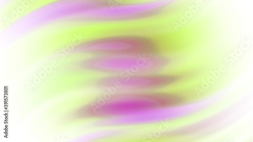 Trendy green and purple gradient background texture. Abstract looping 4k animated ripple forms on liquid surface. Motion and backdrop design concept. Moving dynamic 3D template for promotional video