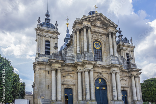 Roman Catholic parish church of Notre-Dame in Versailles. Church built at command of Louis XIV and consecrated on 30 October 1686. Versailles, Paris, France.