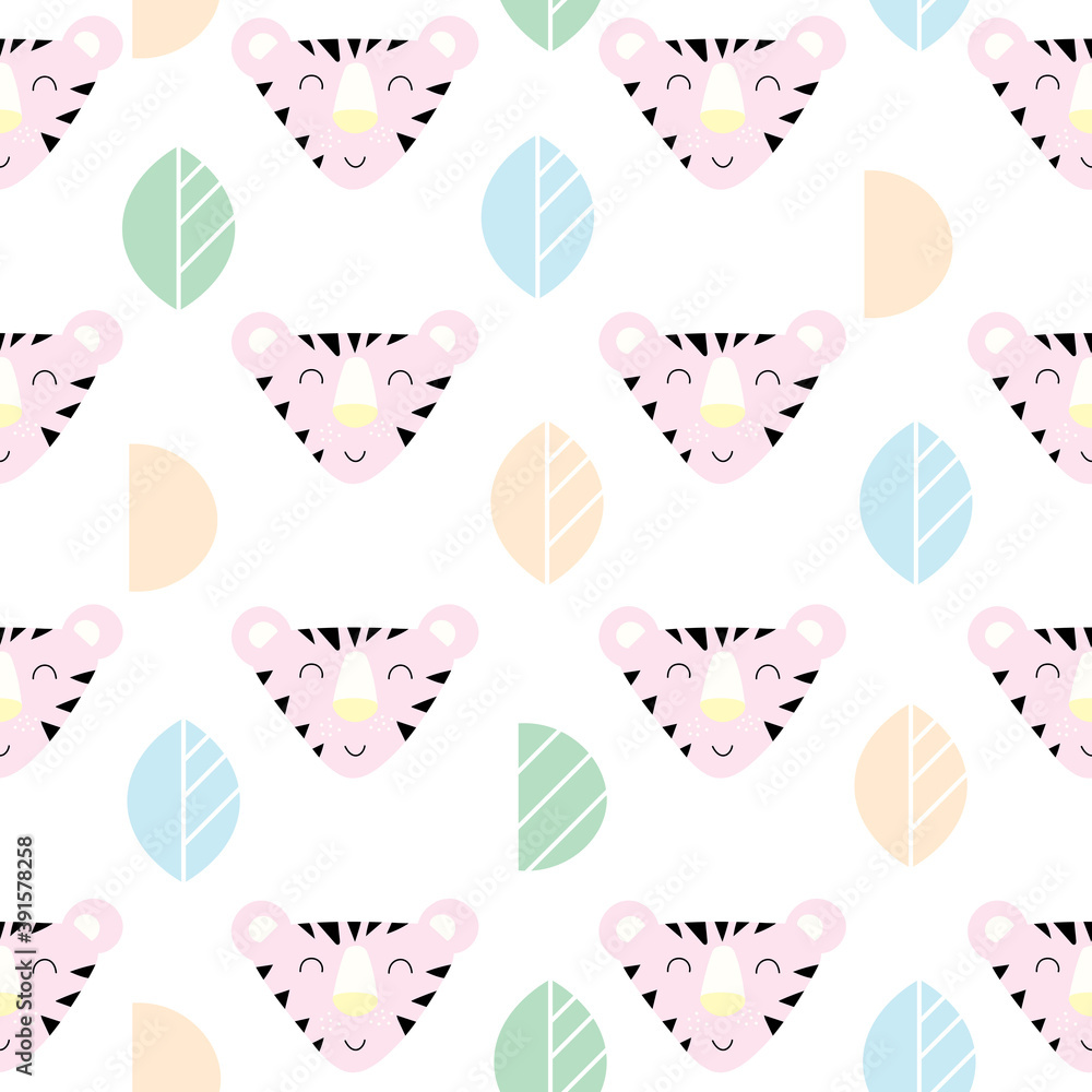 seamless pattern with tigers seamless pattern with tigers
