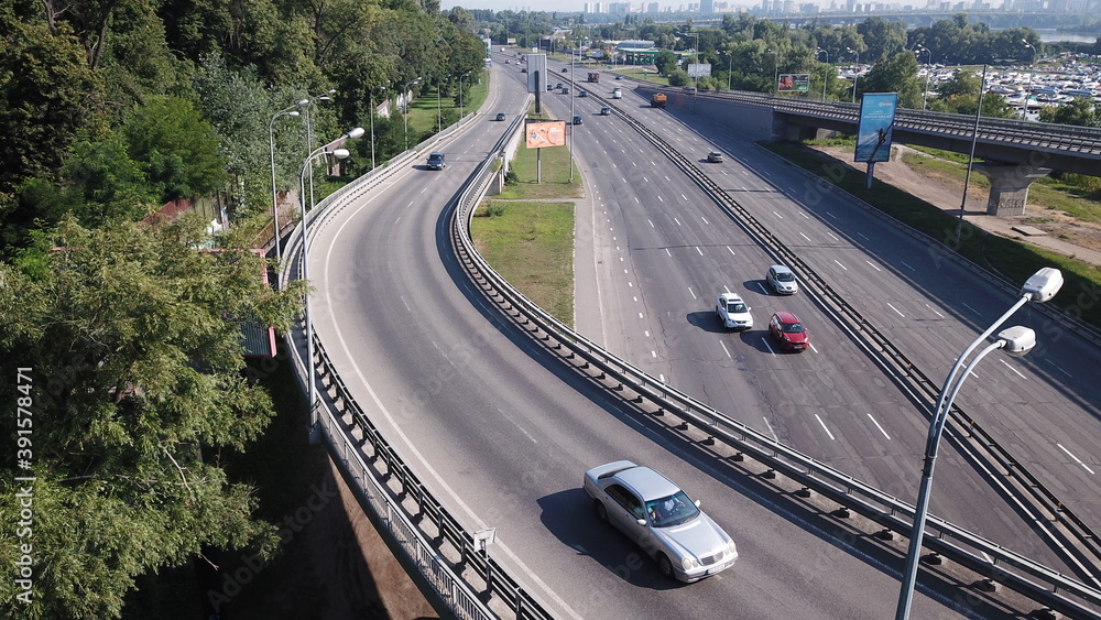 Fototapeta premium traffic on highway