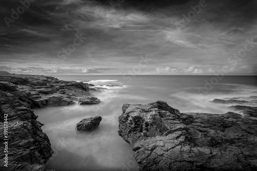 treyarnon point treyarnon head north coast cornwall photo