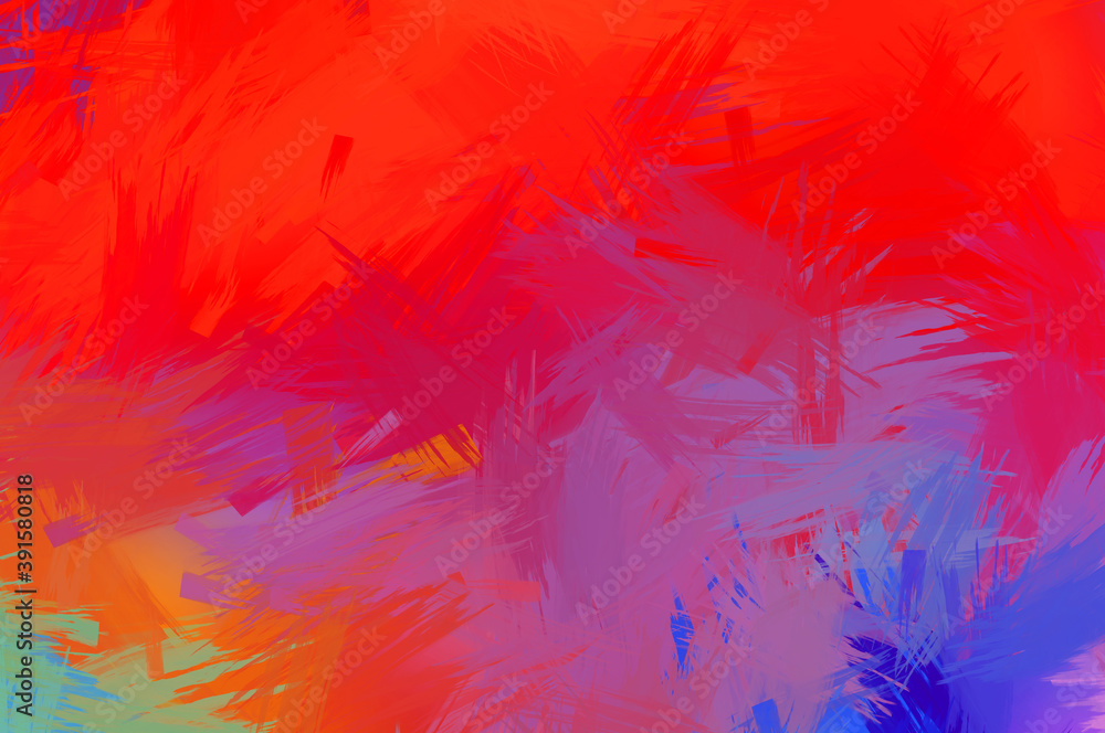Abstract background of colorful brush strokes. Brushed vibrant wallpaper. Painted artistic creation. Unique and creative illustration. Abstract background of colorful brush strokes. Brushed vibrant wallpaper. Painted artistic creation. Unique and creative illustration.