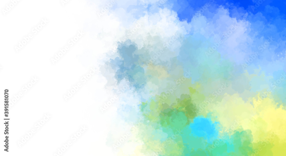 Fototapeta premium Brushed Painted Abstract Background. Brush stroked painting. Artistic vibrant and colorful wallpaper..