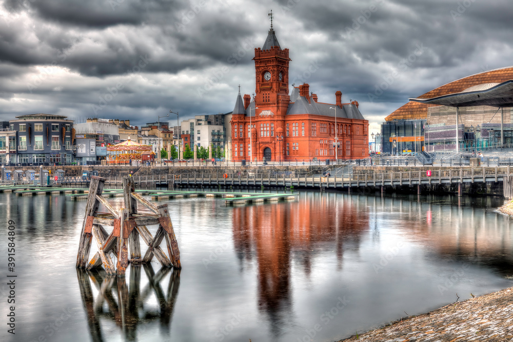 Obraz premium Cardiff Bay